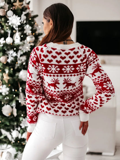 Soft Purple Holiday Sweater for Women