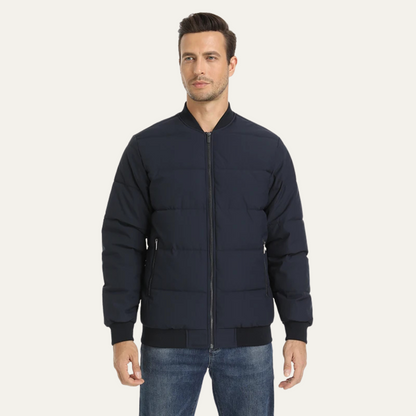 Warm Men's Quilted Down Puffer Coat