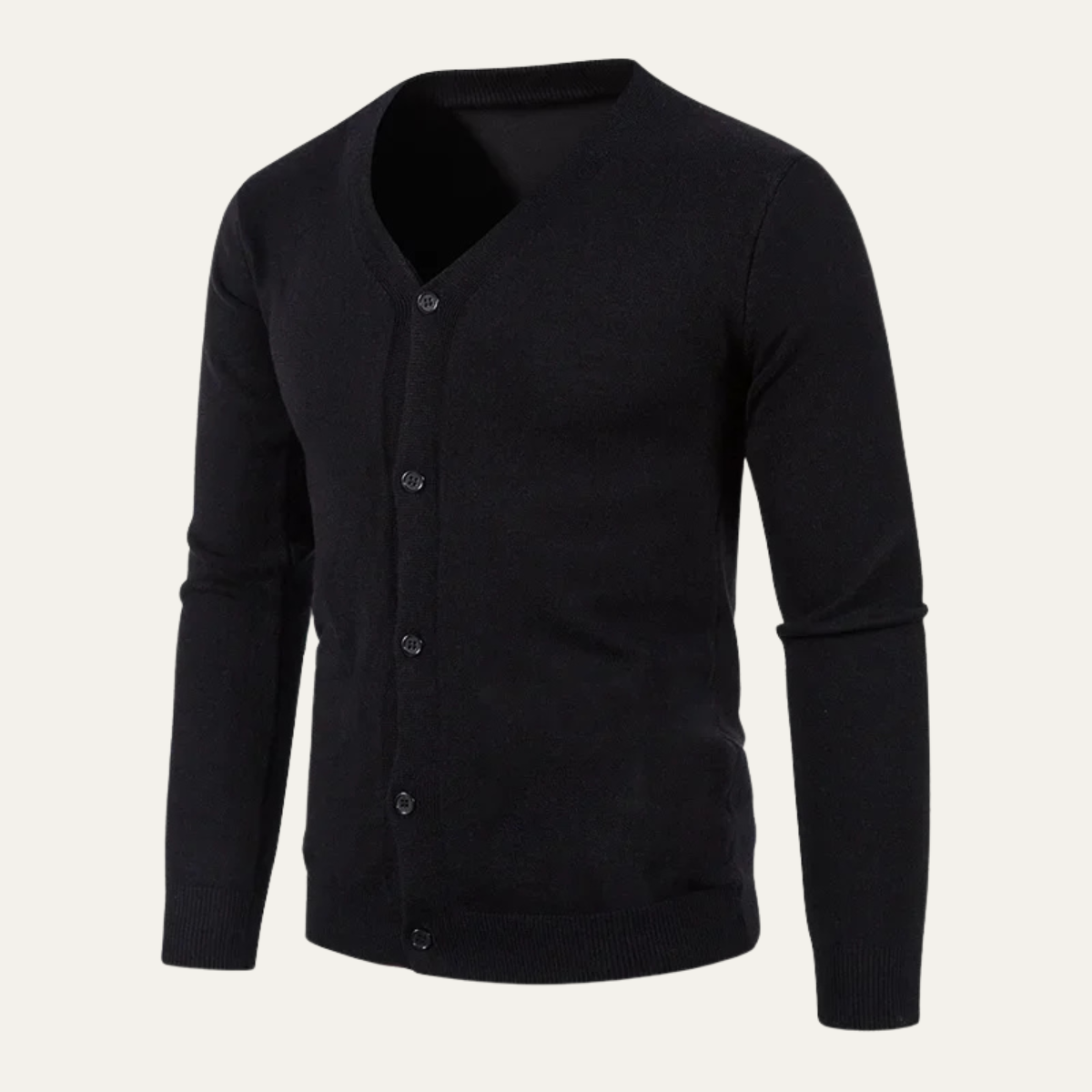 Casual Men's V Neck Open Cardigan Sweater
