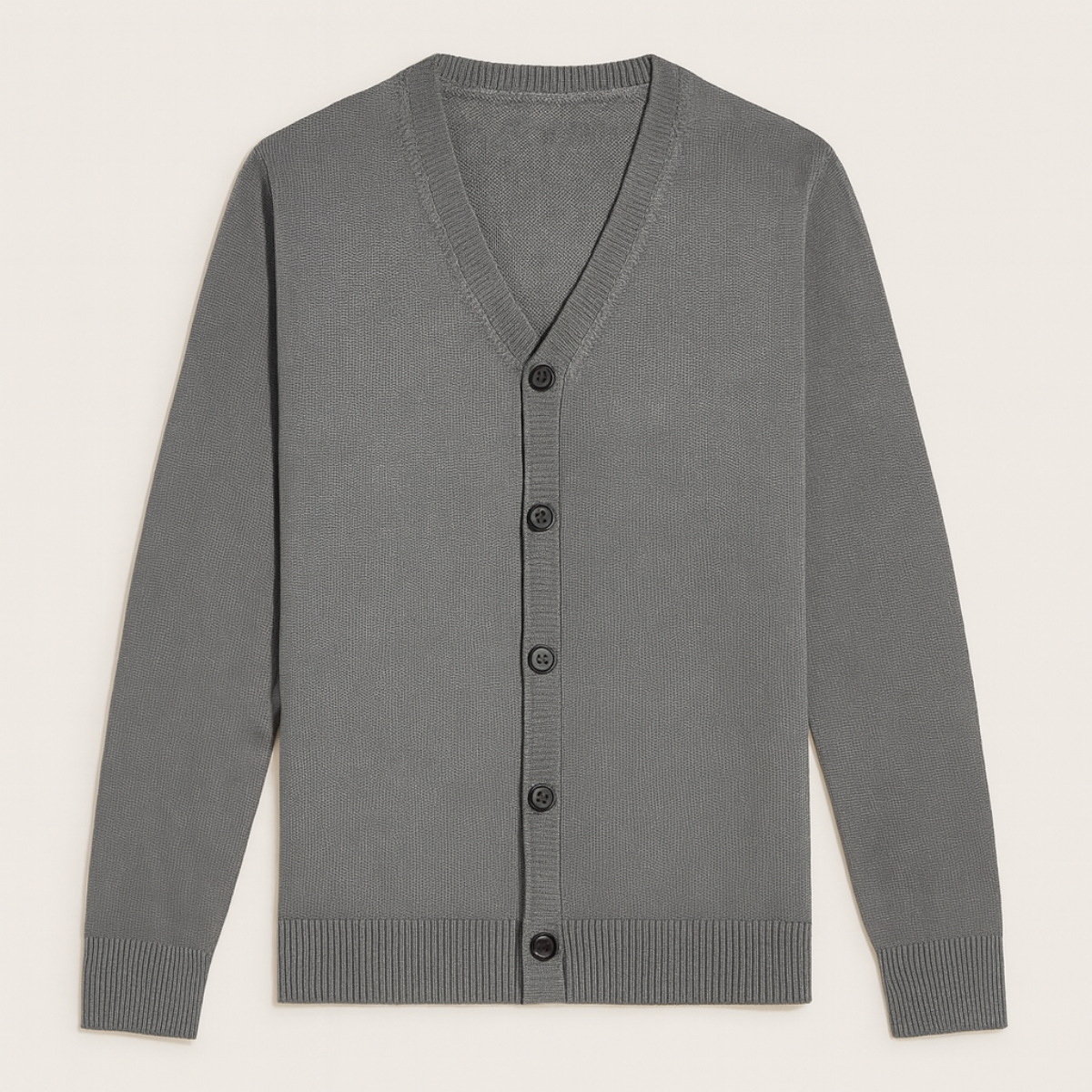 Slim Fit Men's V Neck Casual Cardigan Sweater - OutfitLondon