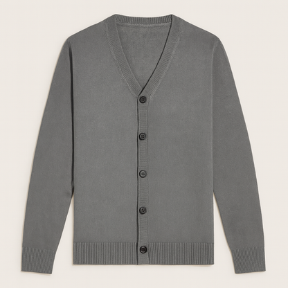 Slim Fit Men's V Neck Casual Cardigan Sweater - OutfitLondon