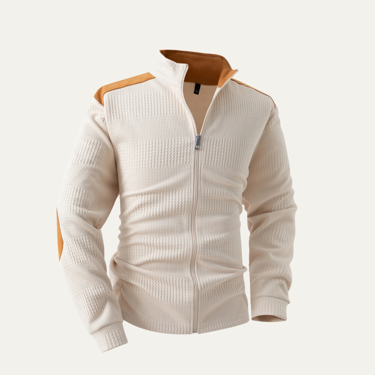 Men's Slim Fit Zipper Knit Jacket