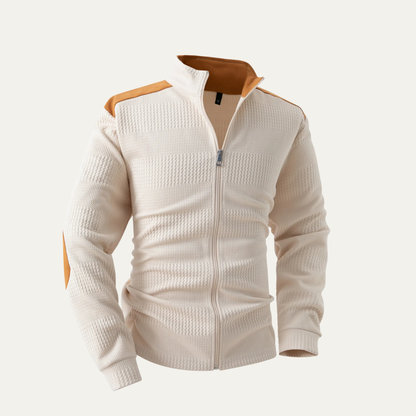 Men's Slim Fit Zipper Knit Jacket