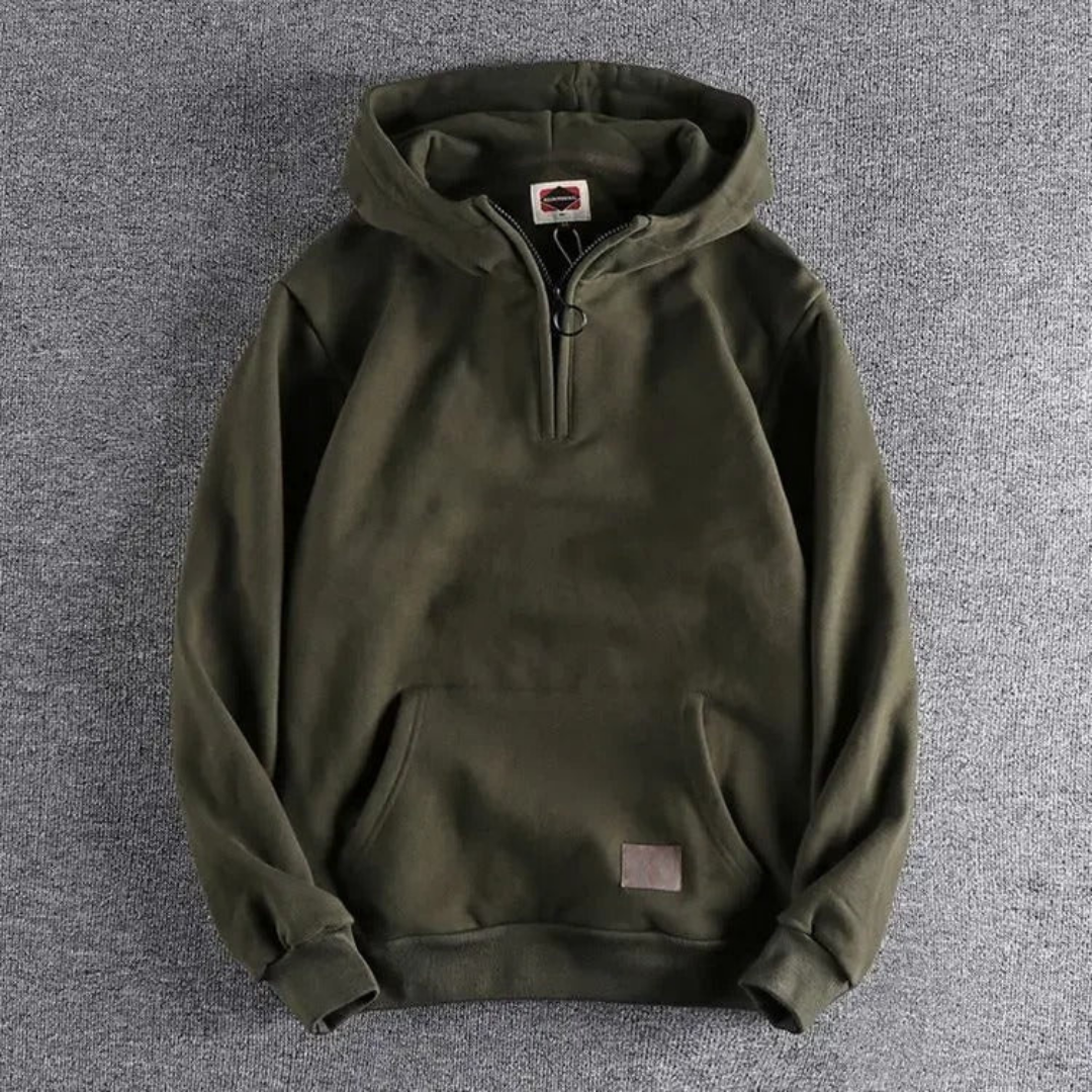Men's Soft Fleece Hooded Sweatshirt with Pocket