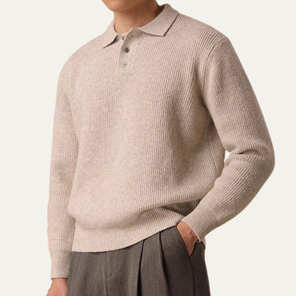 Warm Mens Knitted Crew Neck Sweater