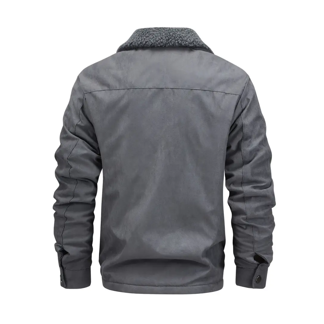 Warm Fleece Lined Men's Parka Jacket