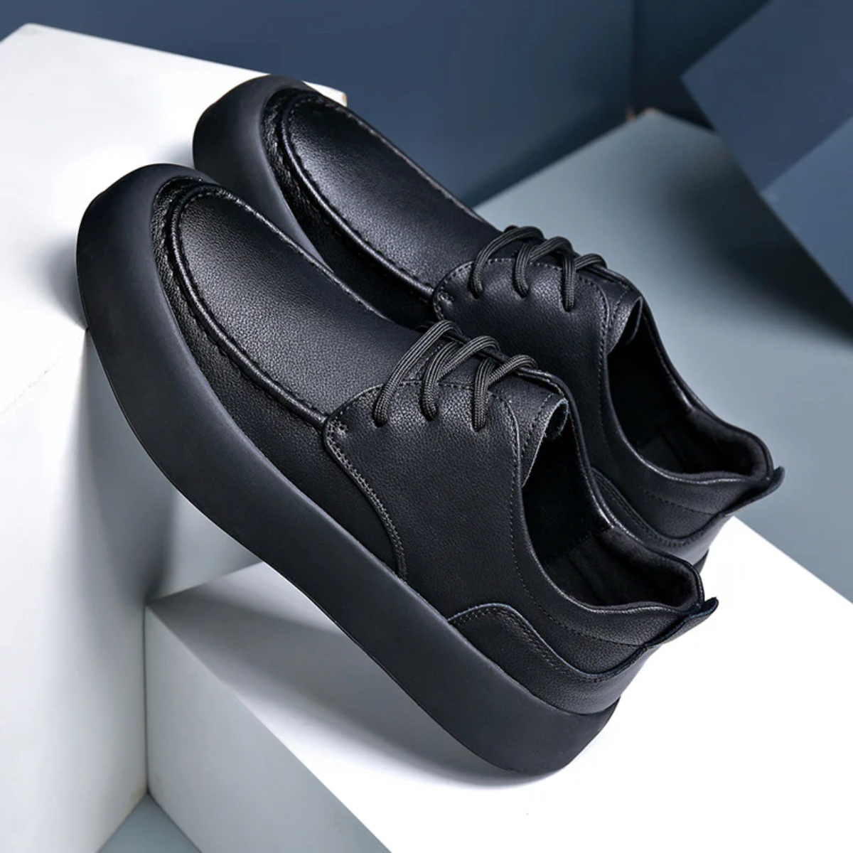 Stylish Leather Men's Casual Shoes - OutfitLondon
