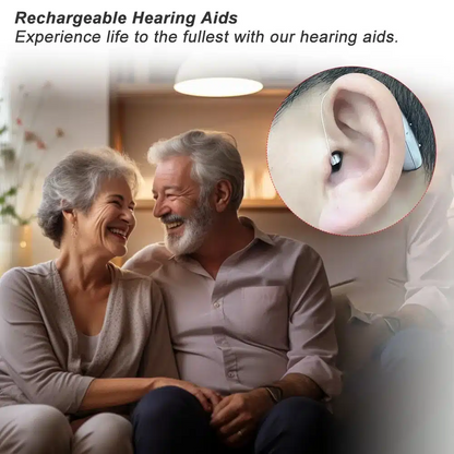 Rechargeable Behind Ear Hearing Aids, Bluetooth with App Control