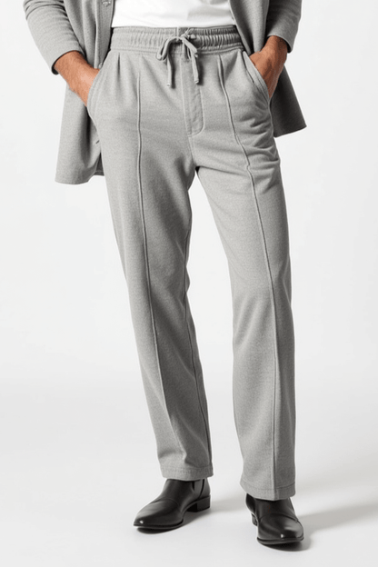 Men's Tailored Elastic Waist Pants - OutfitLondon