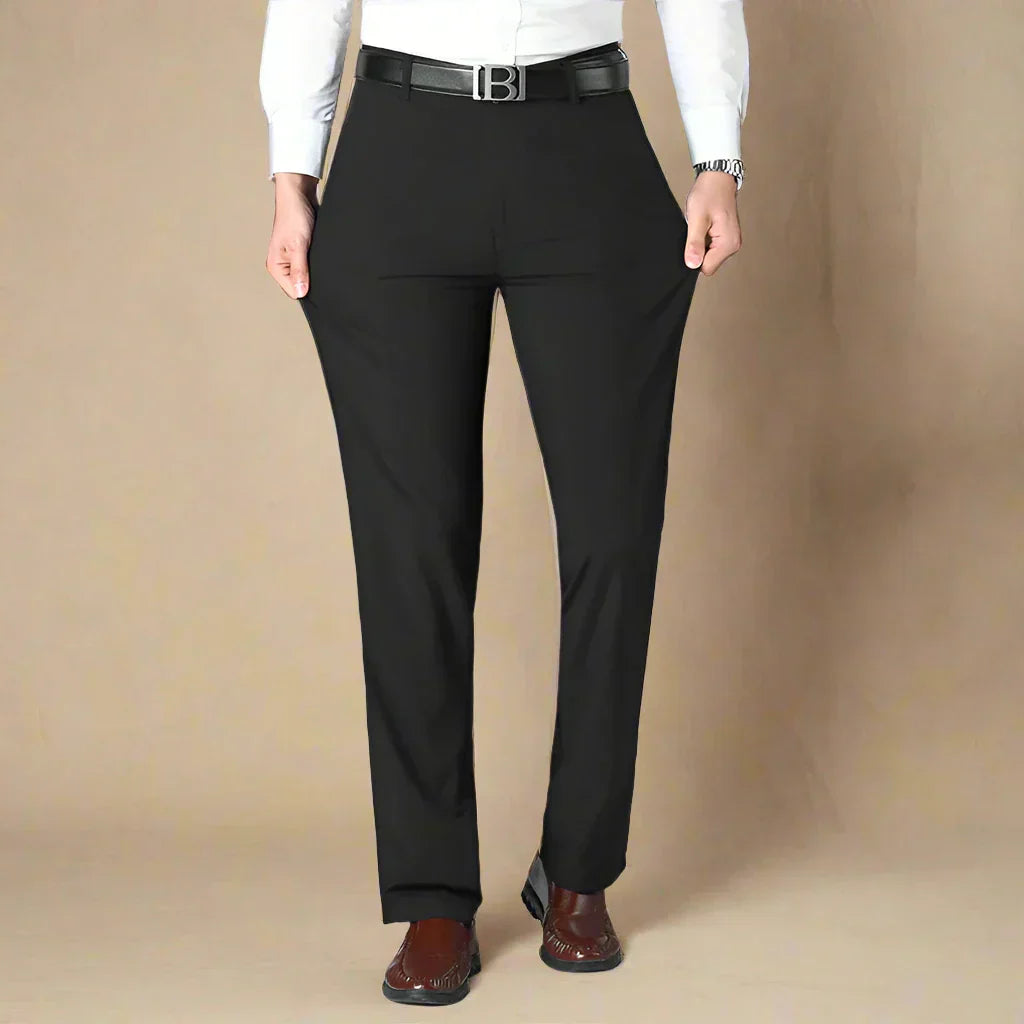 Comfortable Fit Mens Stretch Trousers - OutfitLondon
