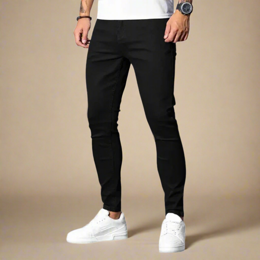 Comfortable Fit Slim Mens Stretch Jeans - OutfitLondon