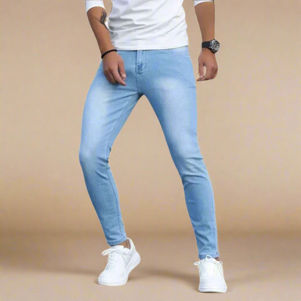 Comfortable Fit Slim Mens Stretch Jeans