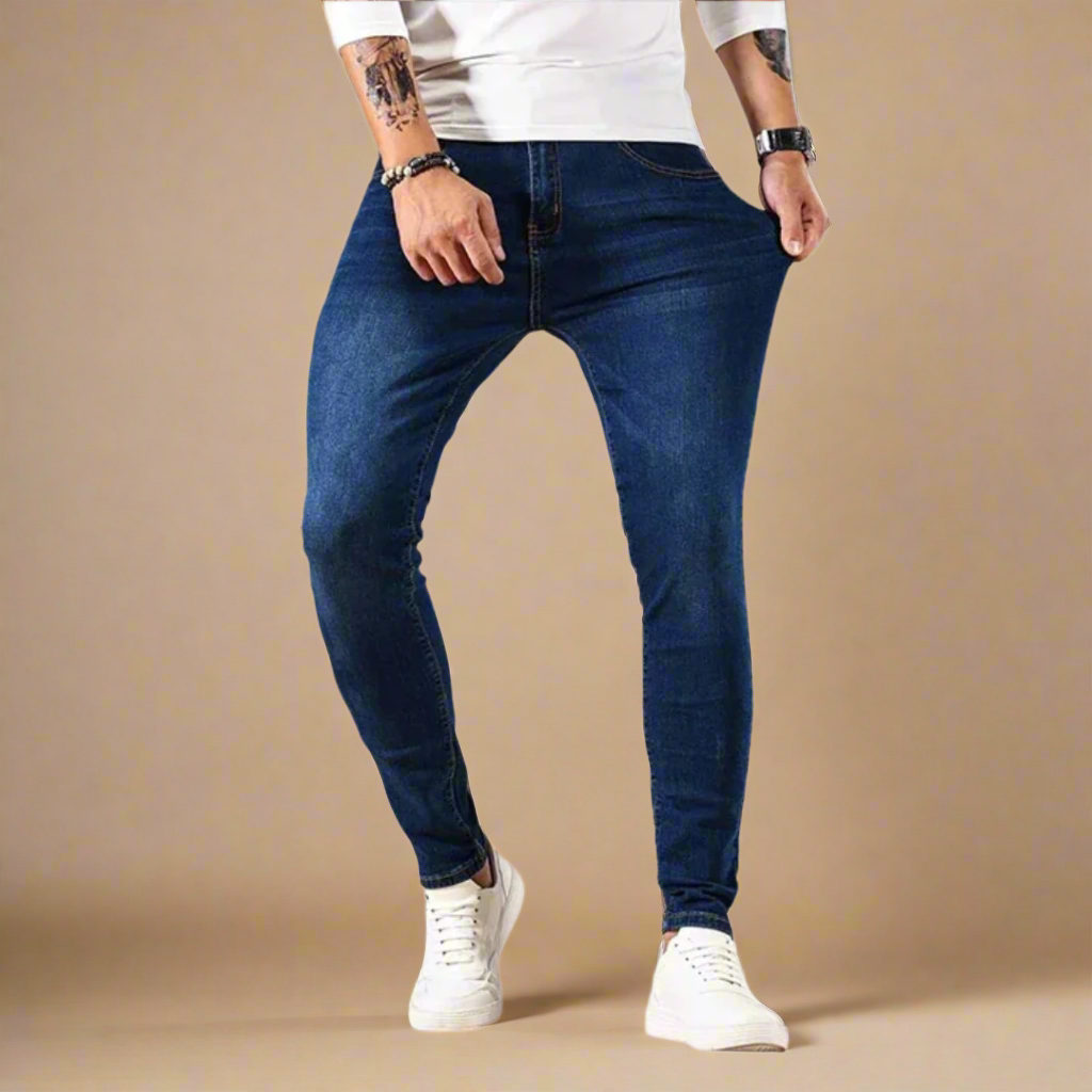 Comfortable Fit Slim Mens Stretch Jeans