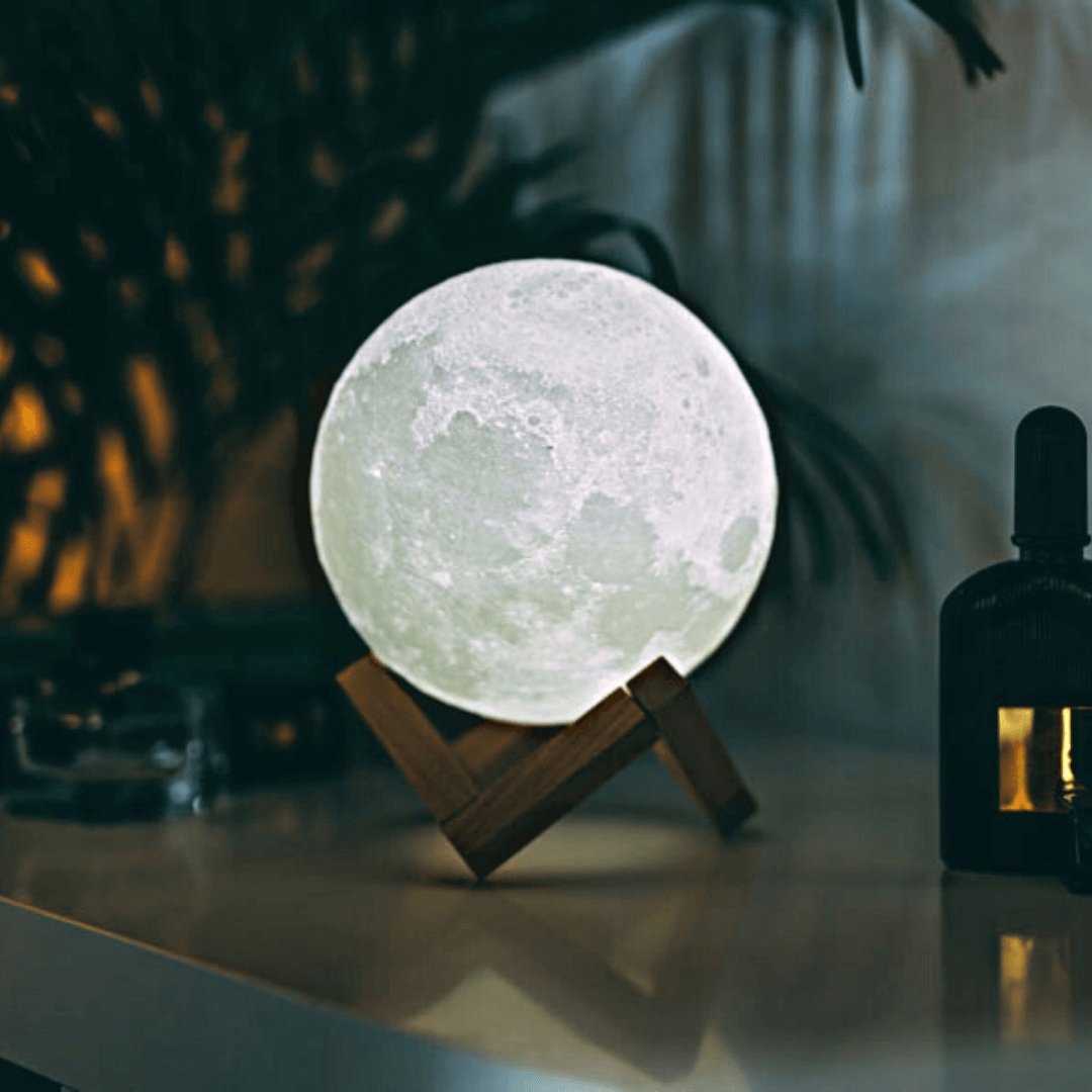 Adjustable LED Moon Lamp - Soft Touch Dimmer - OutfitLondon