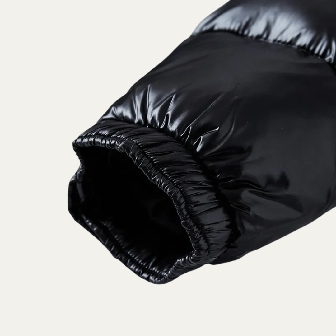 Men's Insulated Parka Jacket with Faux Fur Trim