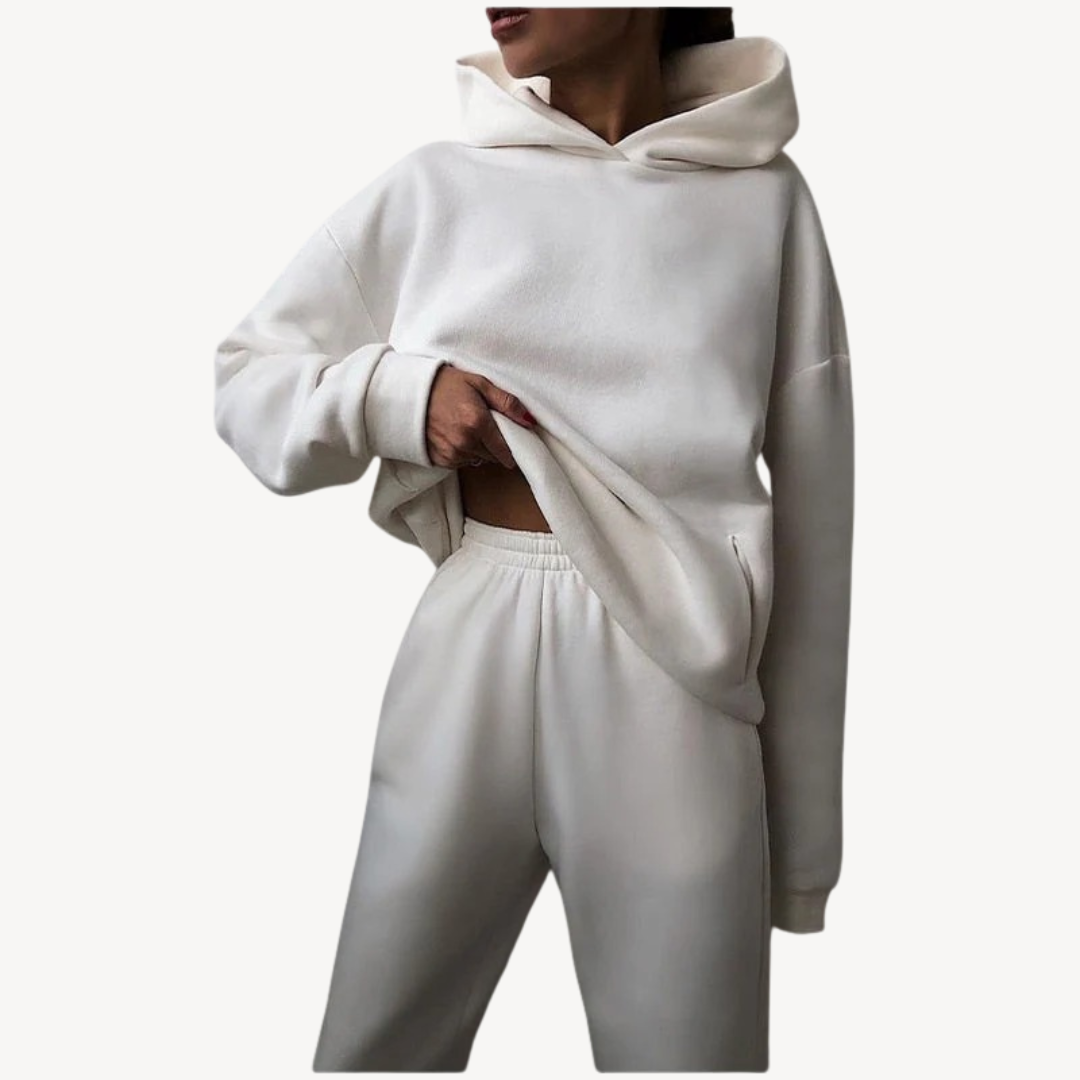 Women's Comfortable 2-Piece Hoodie Jogger Suit
