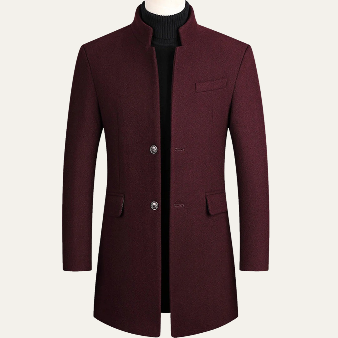 Classic Fit Overcoat for Men - OutfitLondon