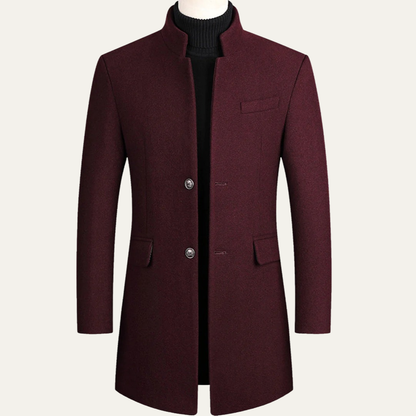 Classic Fit Overcoat for Men - OutfitLondon