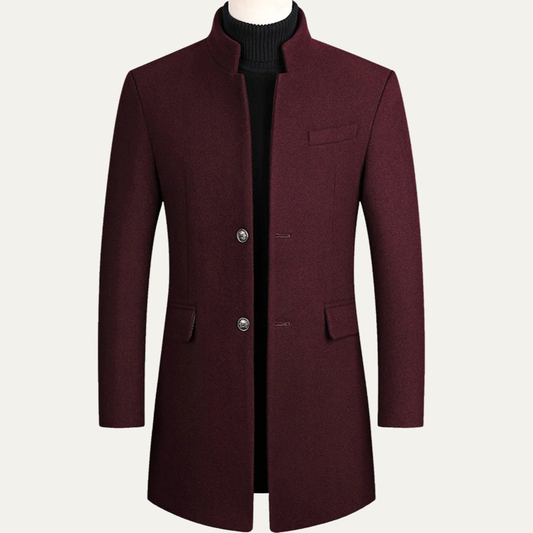 Classic Fit Overcoat for Men - OutfitLondon