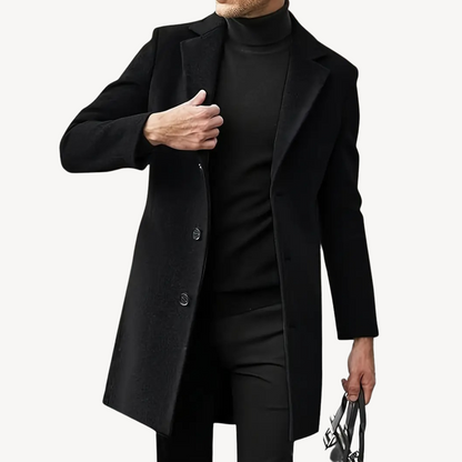 Warm Winter Mens Wool Pea Coat