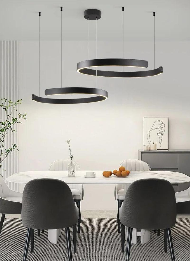 Circular Modern Overhead LED Light Fixtures