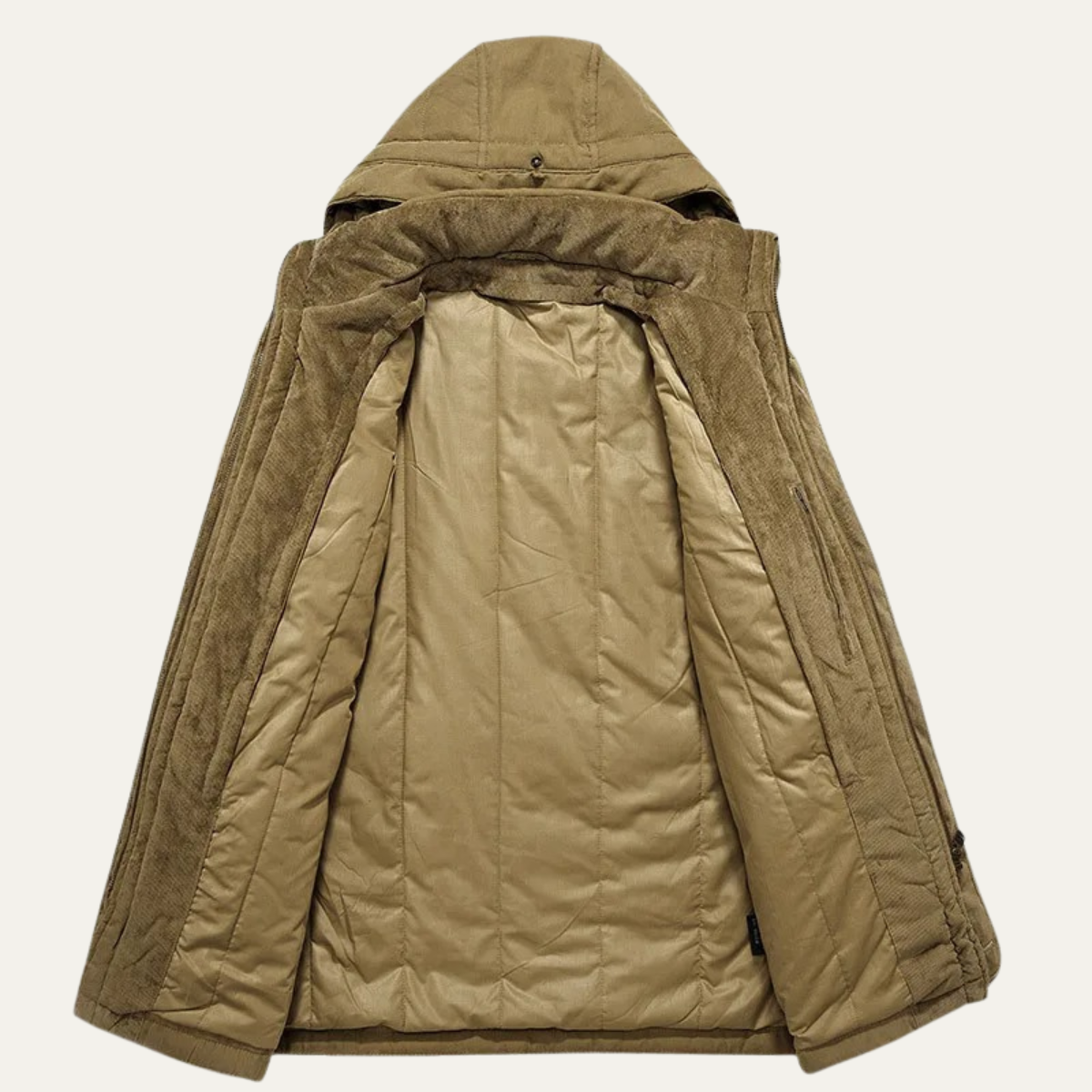 Warm Waterproof Men's Hooded Parka Coat