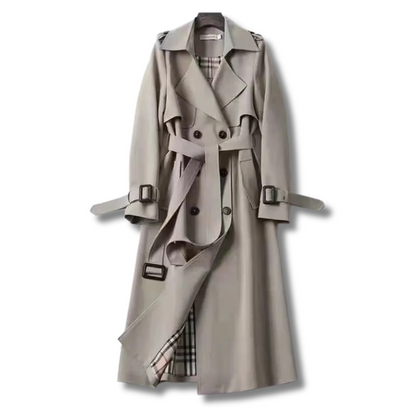 Luxury Women's Classic Wool Trench Coat