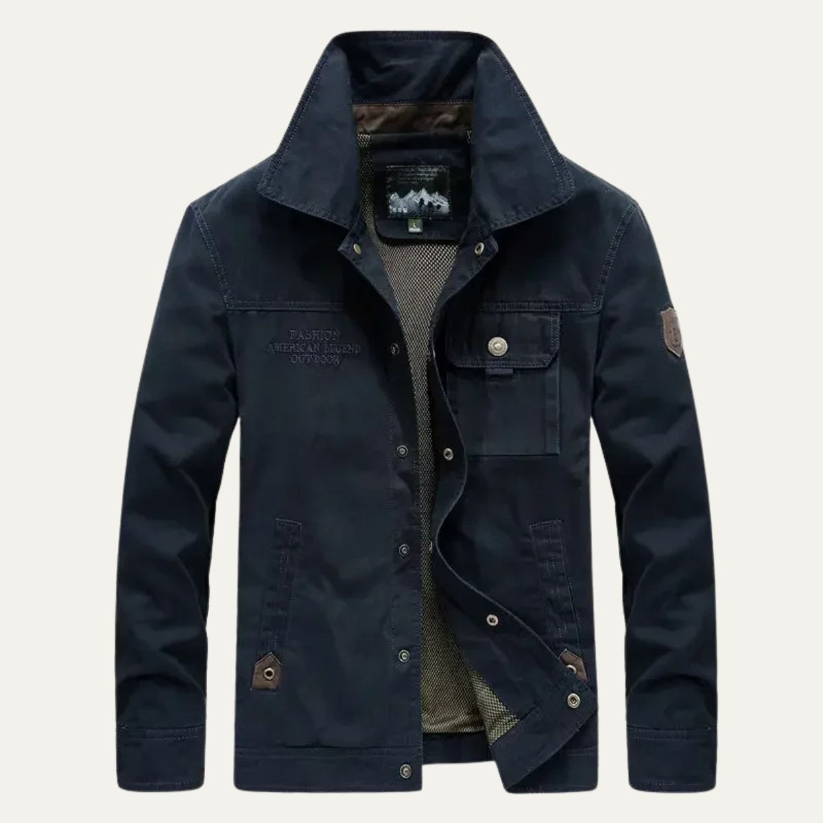 Rugged Outdoor Cargo Jacket For Men - OutfitLondon
