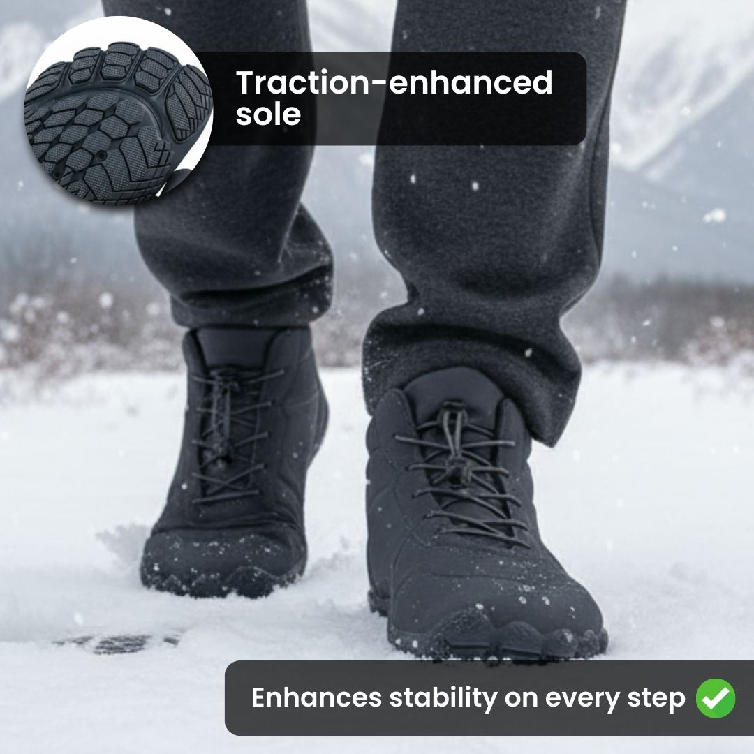 Warm Waterproof Insulated Snow Boots - Extra Roomy Toe Box