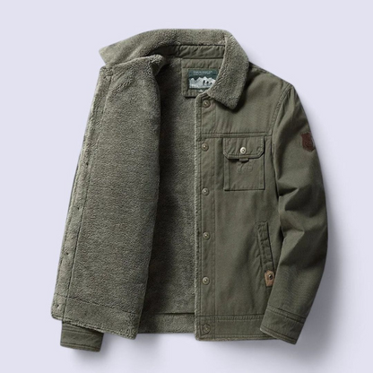 Warm Fleece Lined Mens Casual Jacket