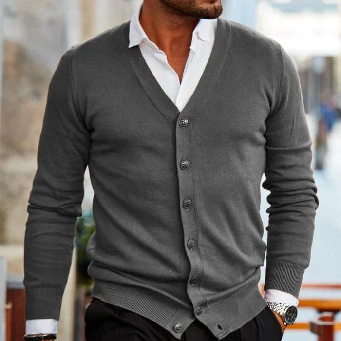 Cozy Men's Crew Neck Knit Sweater
