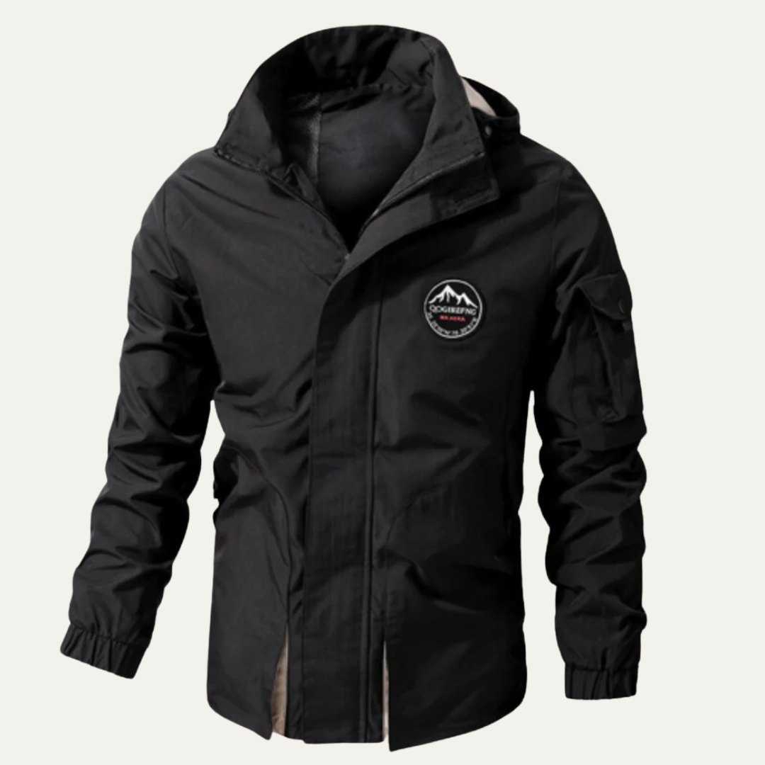 Rugged Outdoor Tactical Coat with Hood and Pockets