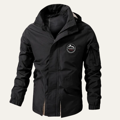 Rugged Outdoor Tactical Coat with Hood and Pockets