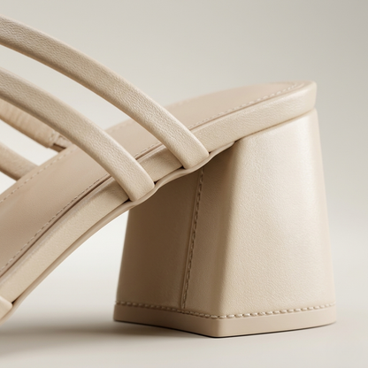 Ladies High Heel Open Toe Ankle Strap Sandals