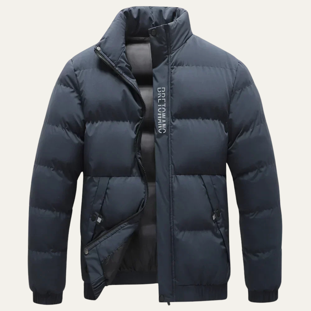 Men's Warm Padded Waterproof Parka Jacket