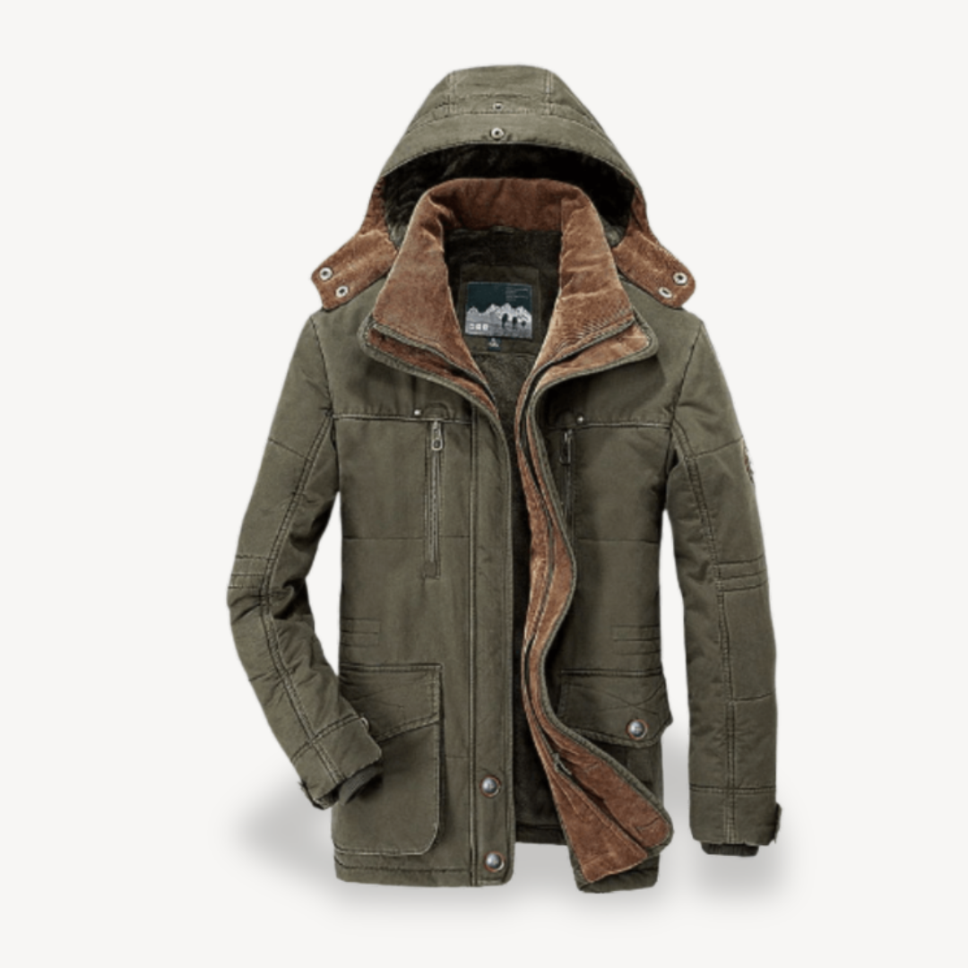 Waterproof Insulated Parka Coat for Men