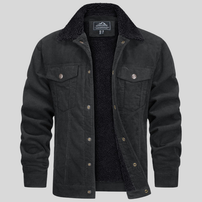 Warm Casual Mens Denim Coat