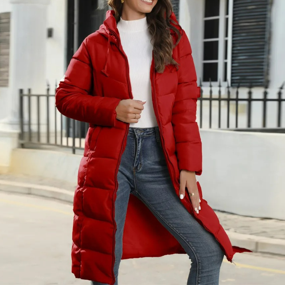 Insulated Water Resistant Ladies Winter Parka Jacket