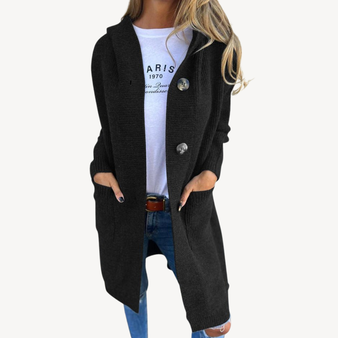 Cozy Open-Front Women's Sweater Jacket