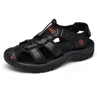 Comfortable Leather Arch Support Walking Sandal - OutfitLondon