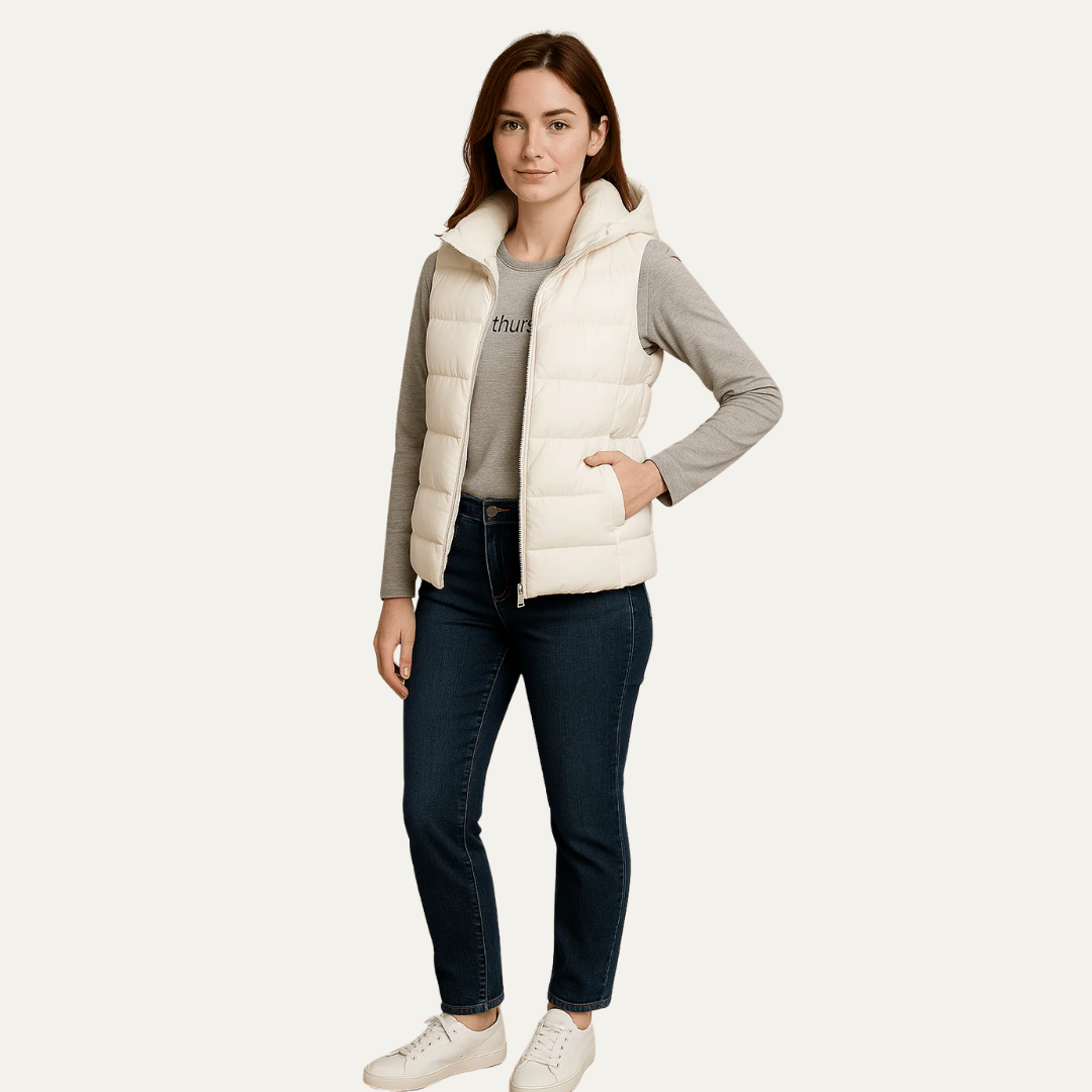 Warm Insulated Waist-Length Puffer Jacket