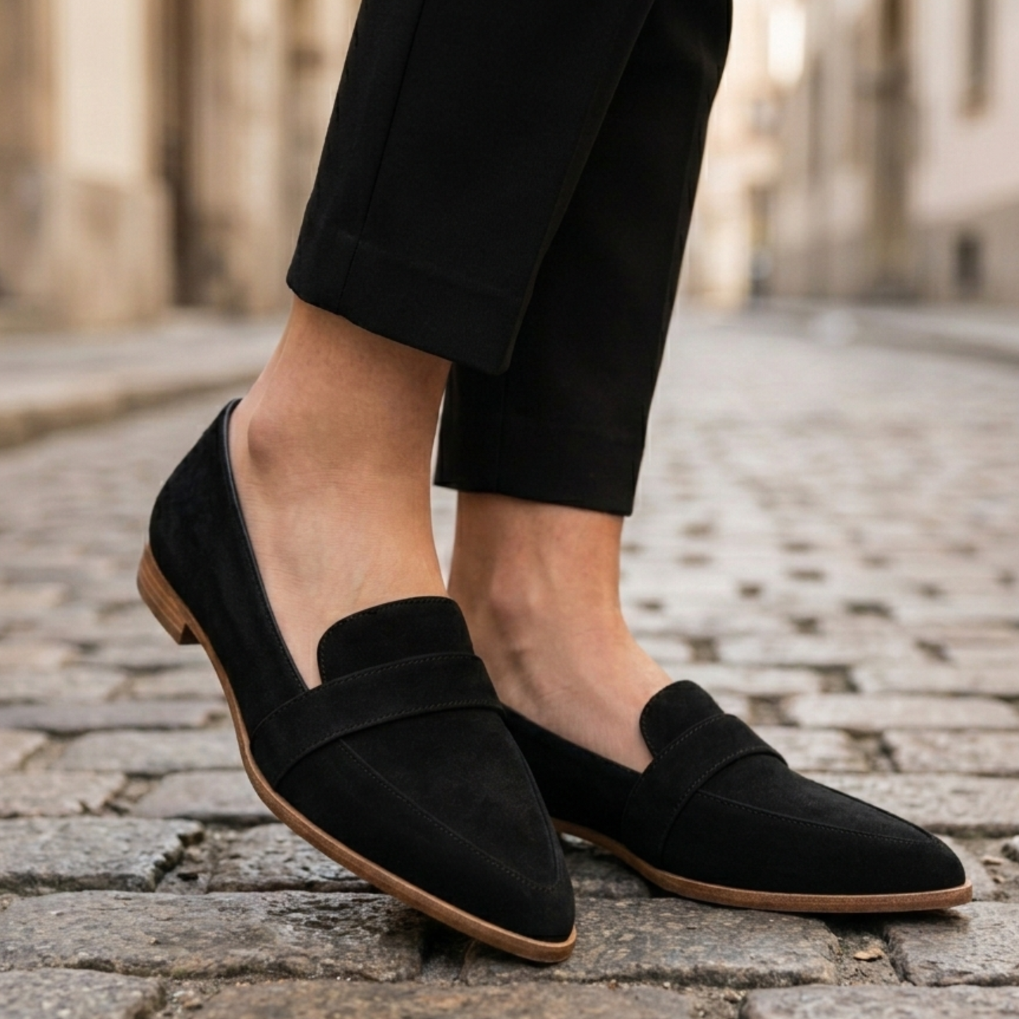 Classic Slip On Women's Loafers Flat Dress Shoes
