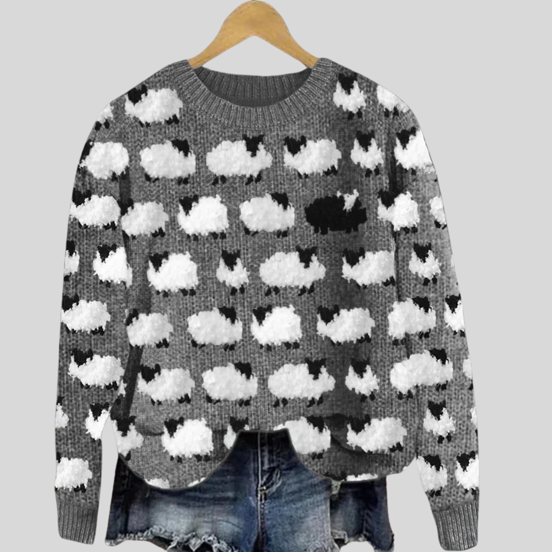 Fun Colorful Knit Sweater