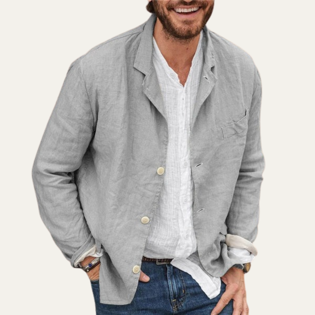 Comfortable Summer Linen Blazer for Men