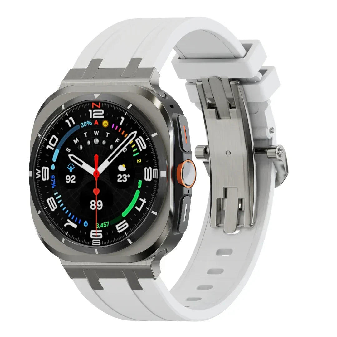 Colorful Butterfly Clasp Soft Strap For Samsung Watch