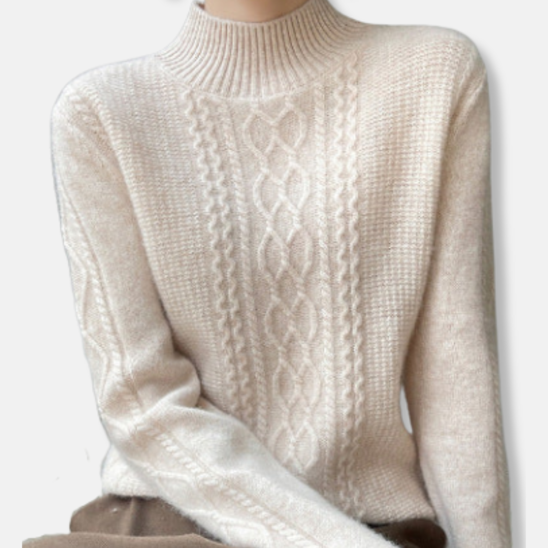 Cozy Oversized Cable Knit Sweater