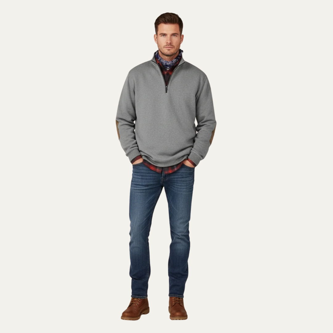 Men's Soft Premium Crew Neck Pullover Sweater