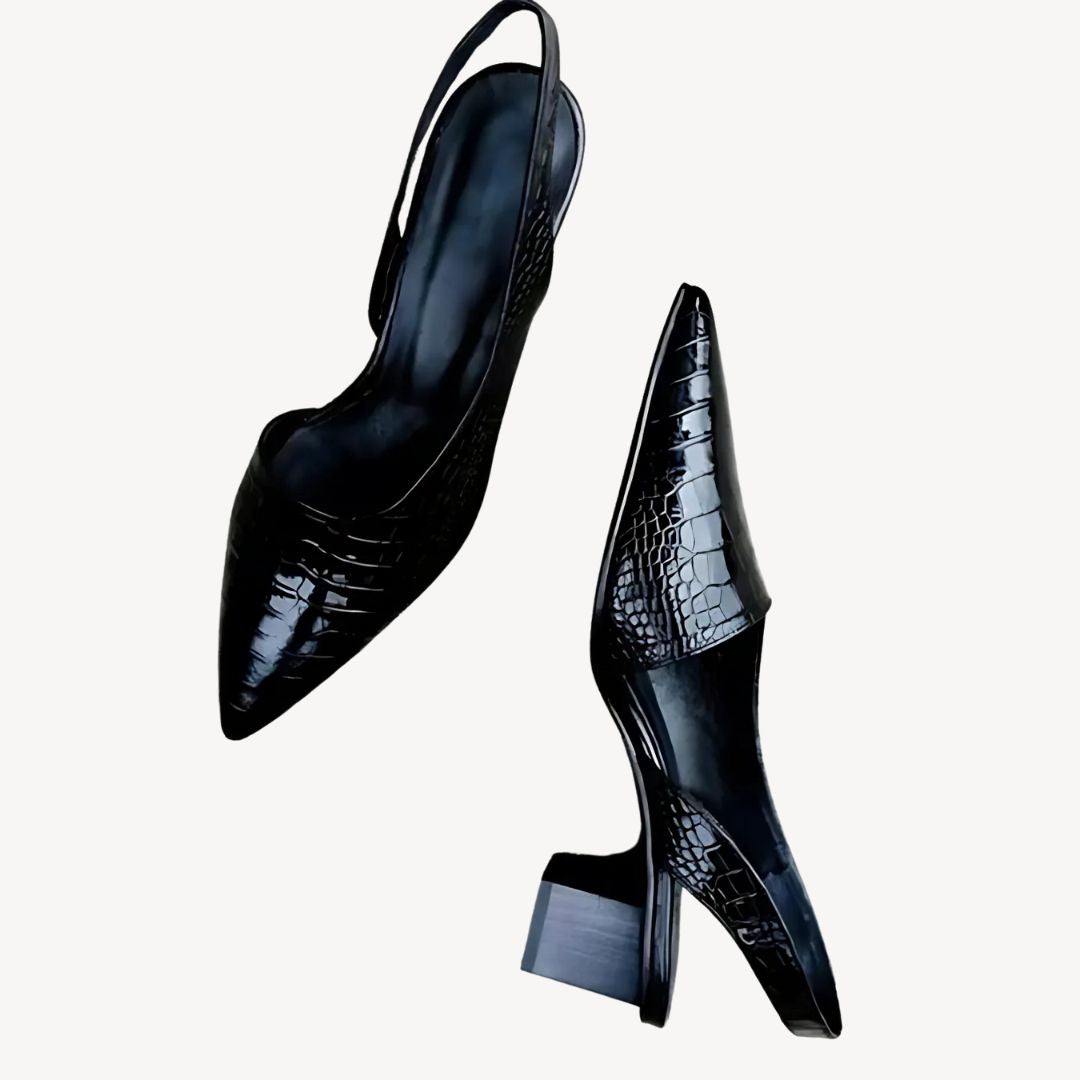 Comfortable Ladies Leather High Heels