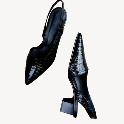 Comfortable Ladies Leather High Heels