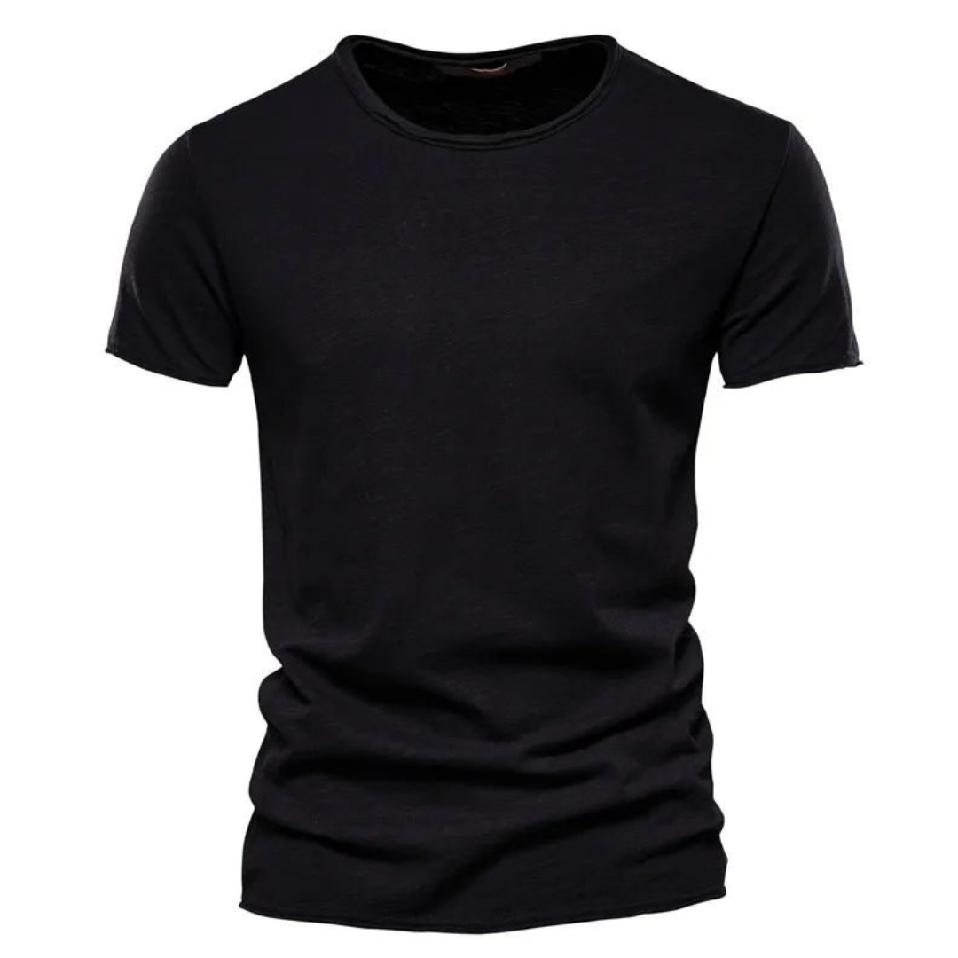 Men's Comfortable Moisture Wicking Slim Fit Cotton Tee